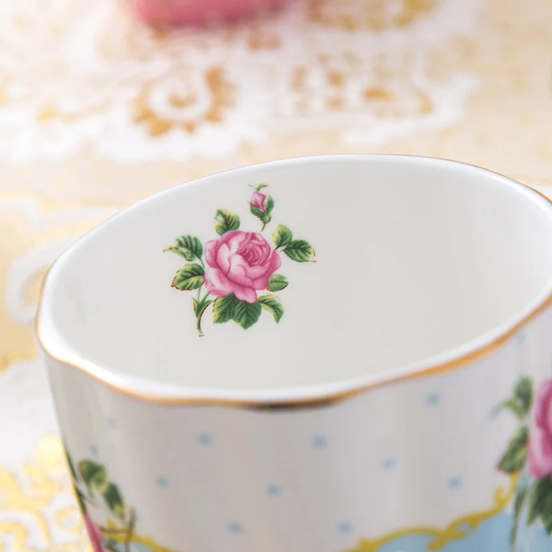 Английская роза тонкая кость Китай Волшебная кофейная кружка керамическая чашка