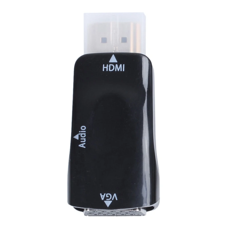 Hdmi vga конвертер позолоченный с разъемом 3 5 мм аудио кабель для ПК ноутбука DVD