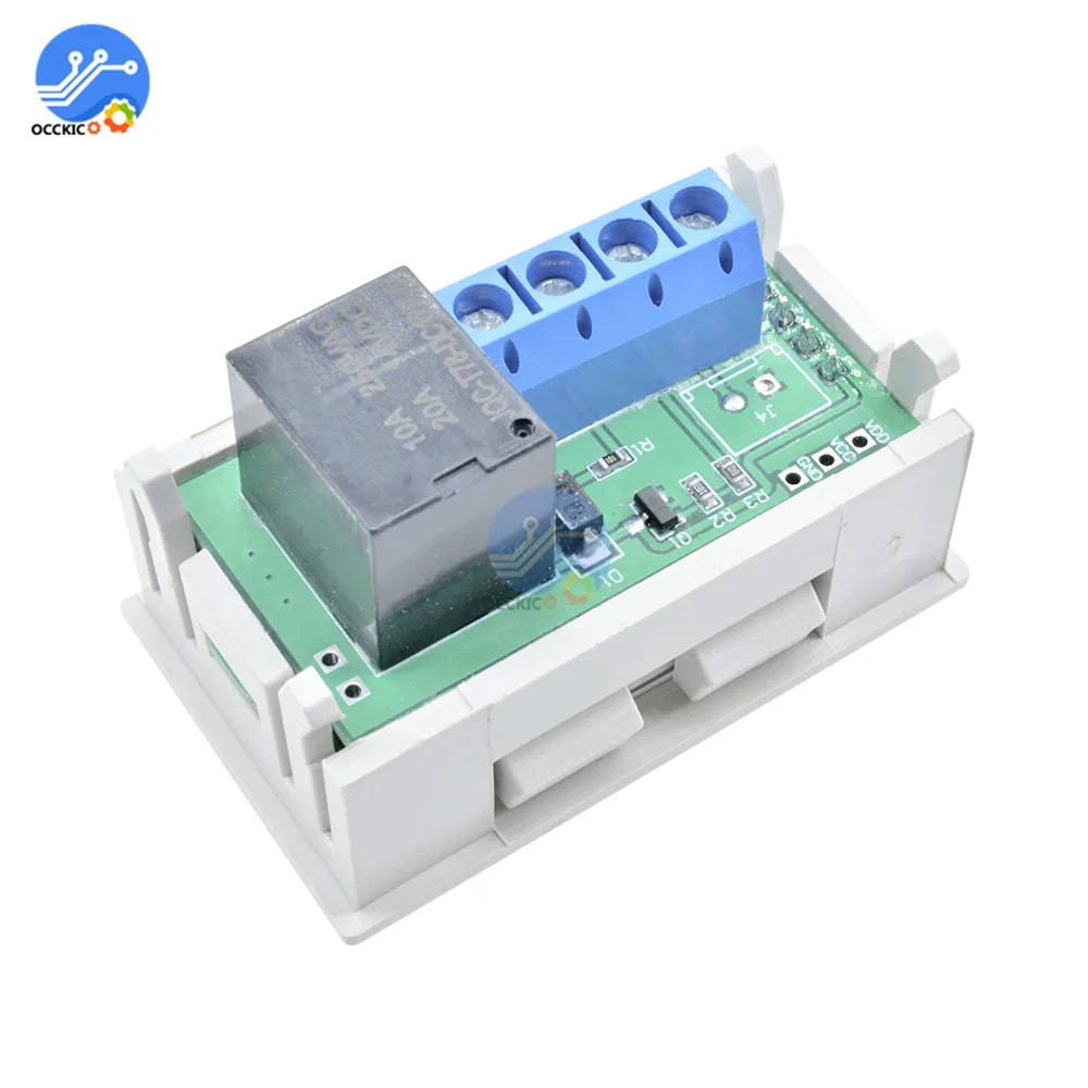 Цифровой светодиодный релейный модуль с двумя дисплеями 12 В постоянного тока 20