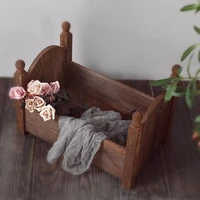 baby props for photography newborn bed handmade shooting props infant photo studio wood crib basket accessories growth memorial
