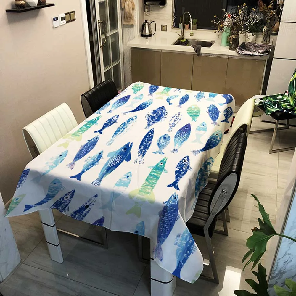 Рекламная скатерть салфетка кролик рог альпака рыба ресторан кухня чайный