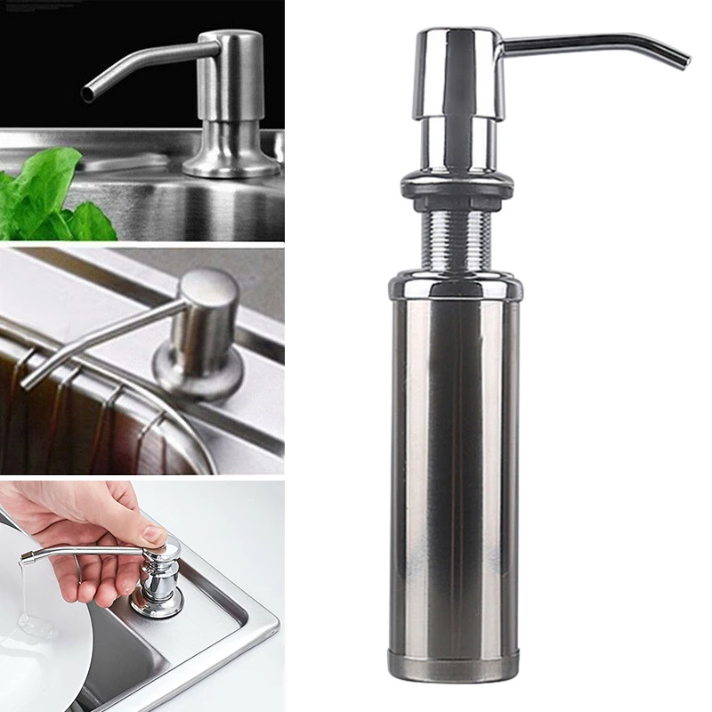 

300ML Countertop Liquid Hand Pump Replacement Kitchen Sink Soap Dispenser 899
