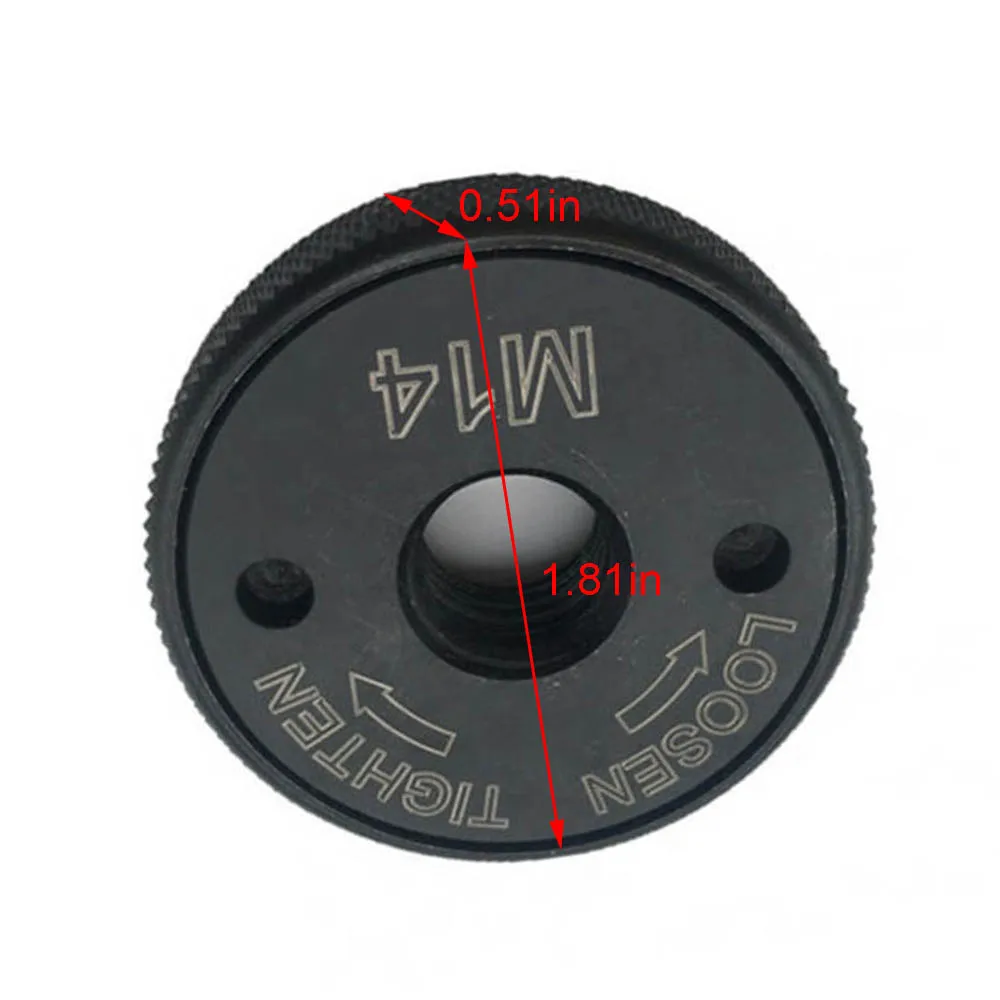 

M14mm Self-locking Angle Grinder Pressure Plate Quick Clamping Nut M14 Angle Grinder Clamping Nut Power Tool Accessories