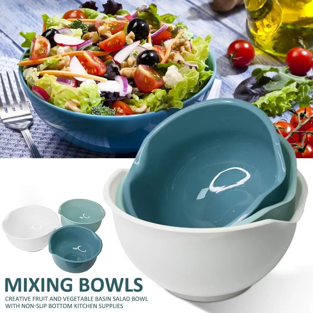 Миксеры для фруктов и овощей креативная миска салата с нескользящим дном