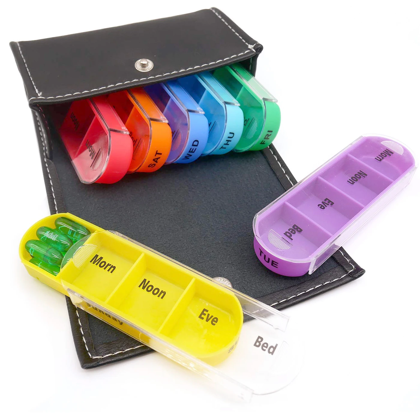 Коробка Портативный таблетки 28 сетки чехол для путешествий медицина ящик