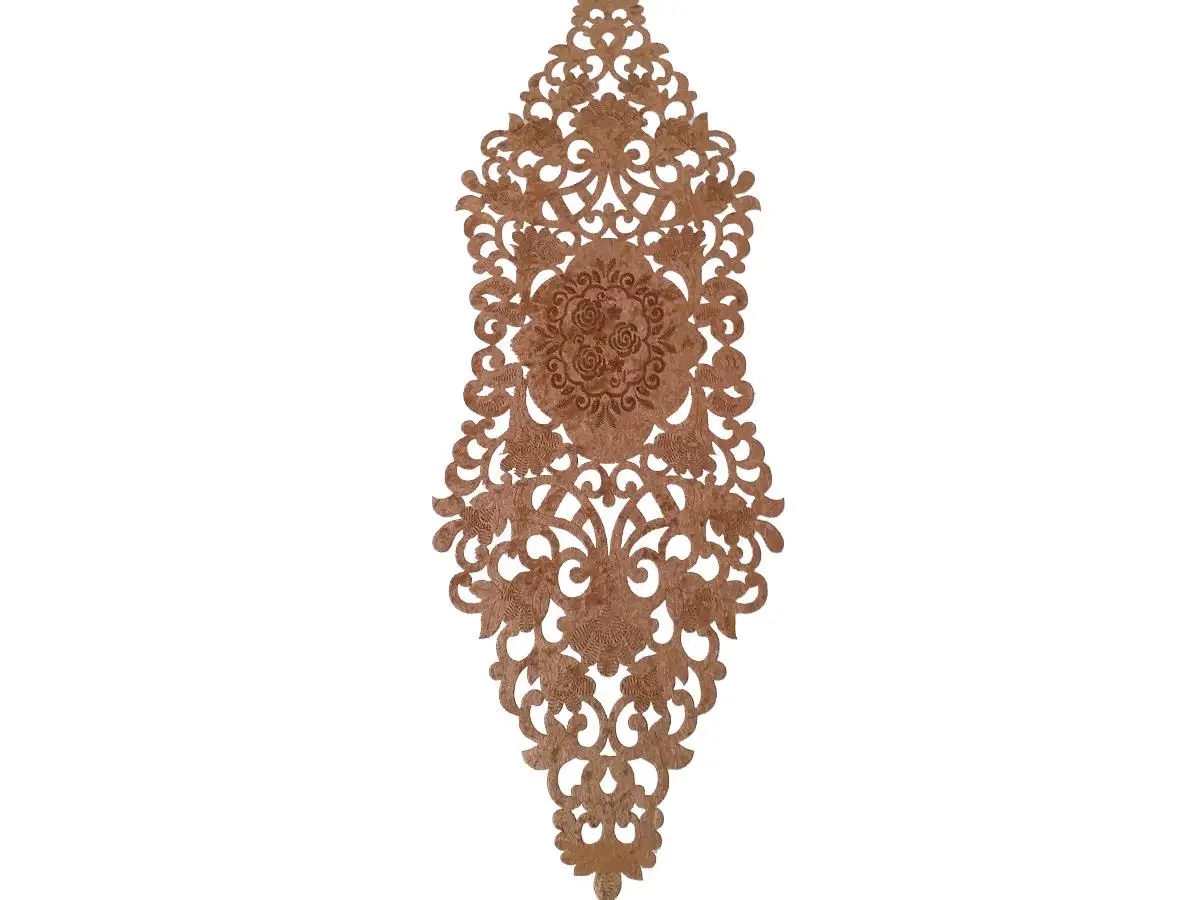 

Snowdrop luxury velvet Runner coffee