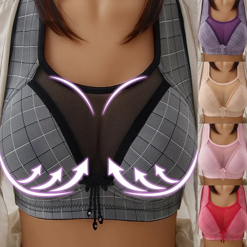 Бюстгальтер пуш-ап Женский Мягкий Бесшовный Бралетт с большой чашкой хлопковое