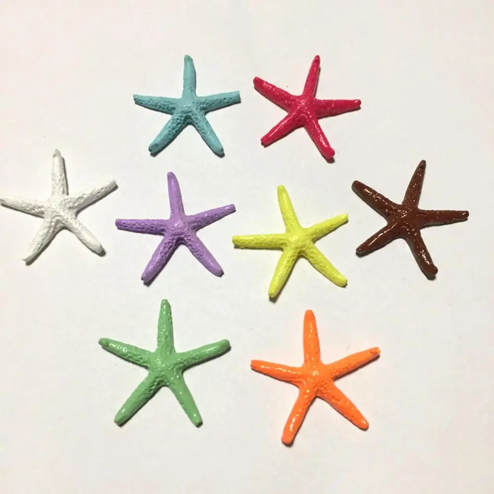 

5 шт. миниатюрная Морская звезда искусственная Смола мини микро бонсай для пейзажа украшения растений DIY Сказочный садовый аксессуар Настол...