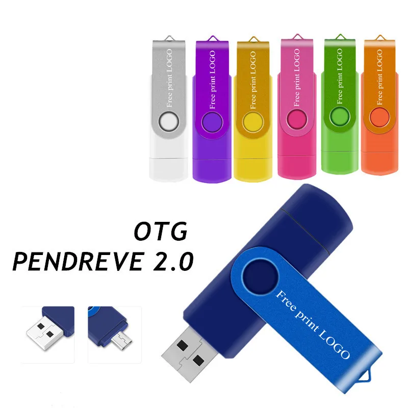 

New USB 2.0 OTG Pen Drive High Speed Micro Usb Stick USB Flash Drive 16GB 32GB External Storage Pendrive 64GB 128GB Memory Stick