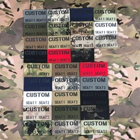 custom laser cutting ir iff infrared reflection patch name tapes brand black letters twoline morale tactics military airsoft