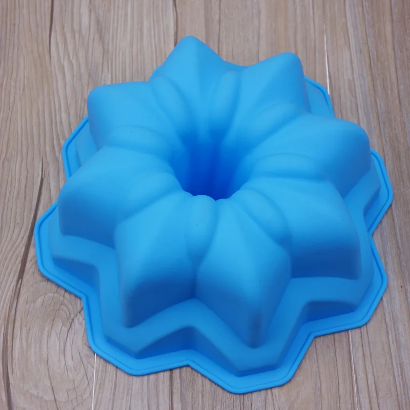 Силиконовые большие формы для торта форма в форме цветка короны инструменты