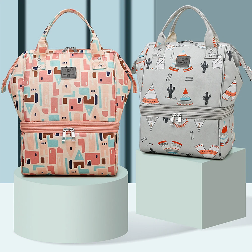 

Mummy Bag Insulation Bag Travel Diaper Bag Backpack for Stroller Breast Milk Storage Multifunction Outdoor Bag For Baby Care