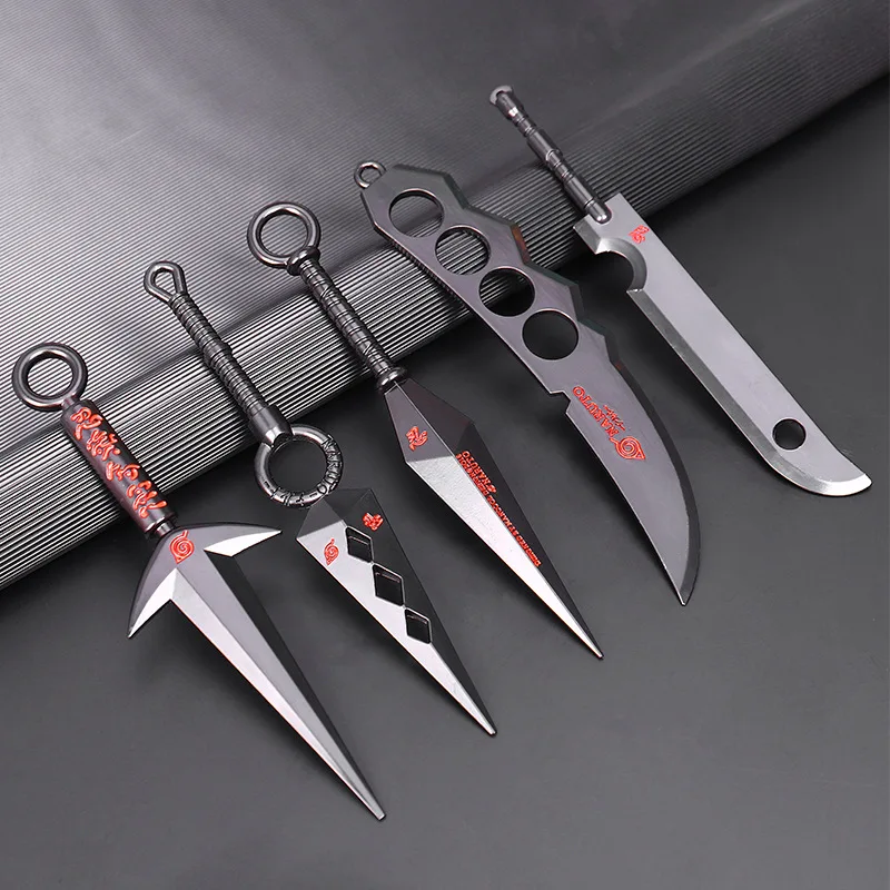 Искусственные мечи из сплава Kunai 4-го поколения модель Sasuke оружие Наруто игрушки