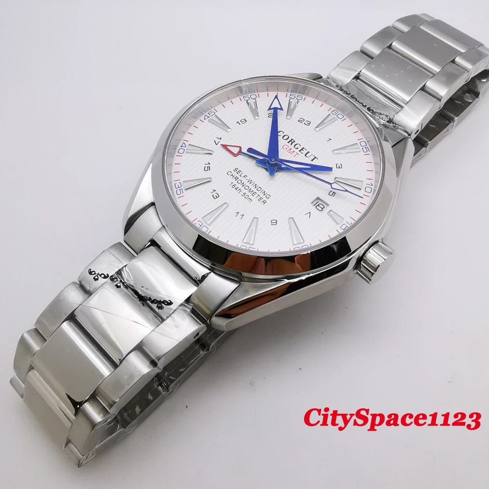 Мужские механические часы из нержавеющей стали с автоматическим движением 41 мм |