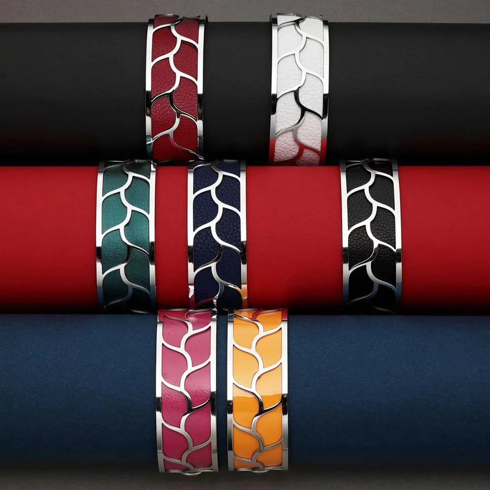 Новинка сменный браслет на запястье Женский Браслет манжета Серебристый из