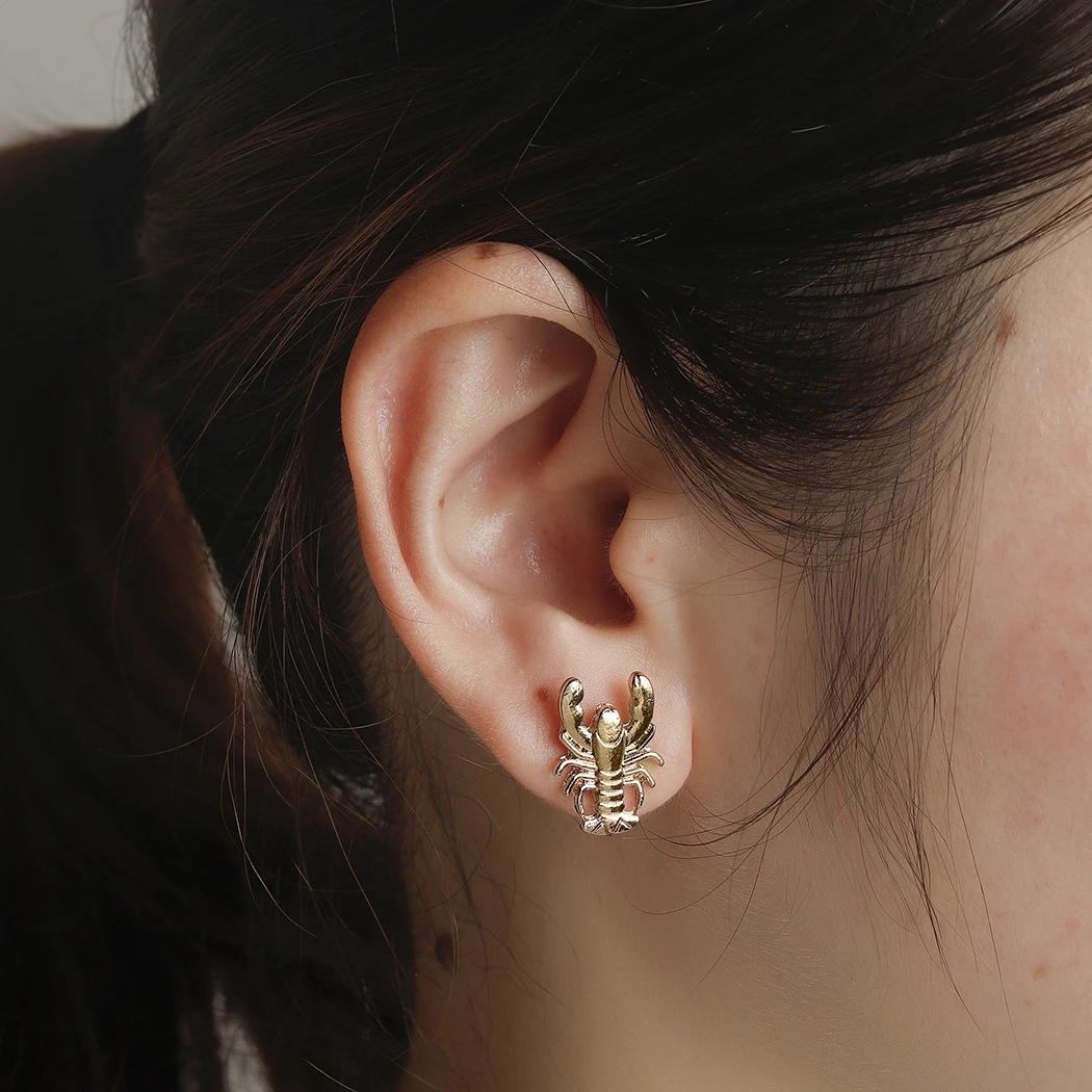 Женские винтажные серьги гвоздики Chandler большие в стиле бохо эффектные летние