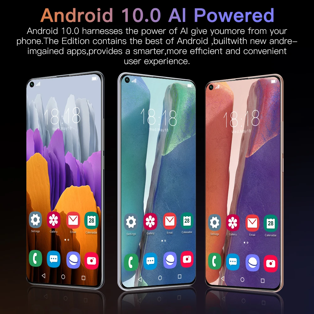 

7.2 Inch Note 30U Pro Version Smartphone Android 10 Core 8G GB 512 GB 5G Celular Global Cell Phones MTK6889 24MP+48MP 5800mAh