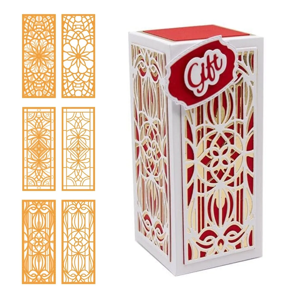 Изысканная мозаика сплетенные украшения-витражная полоса для окна