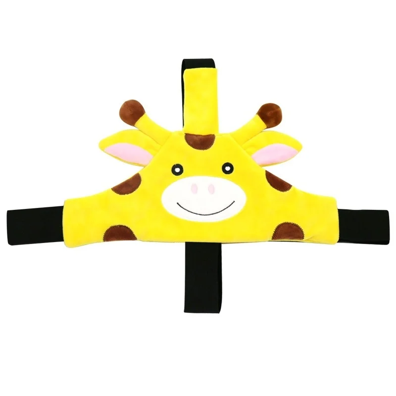 Artefacto de Dozing y dormir para ni&ntilde;os, cintur&oacute;n de ayuda para dormir en el coche, asiento de seguridad de dibujos animados para beb&eacute;, cintur&oacute;n de fijaci&oacute;n para la cabeza, almohadas para beb&eacute;s-4