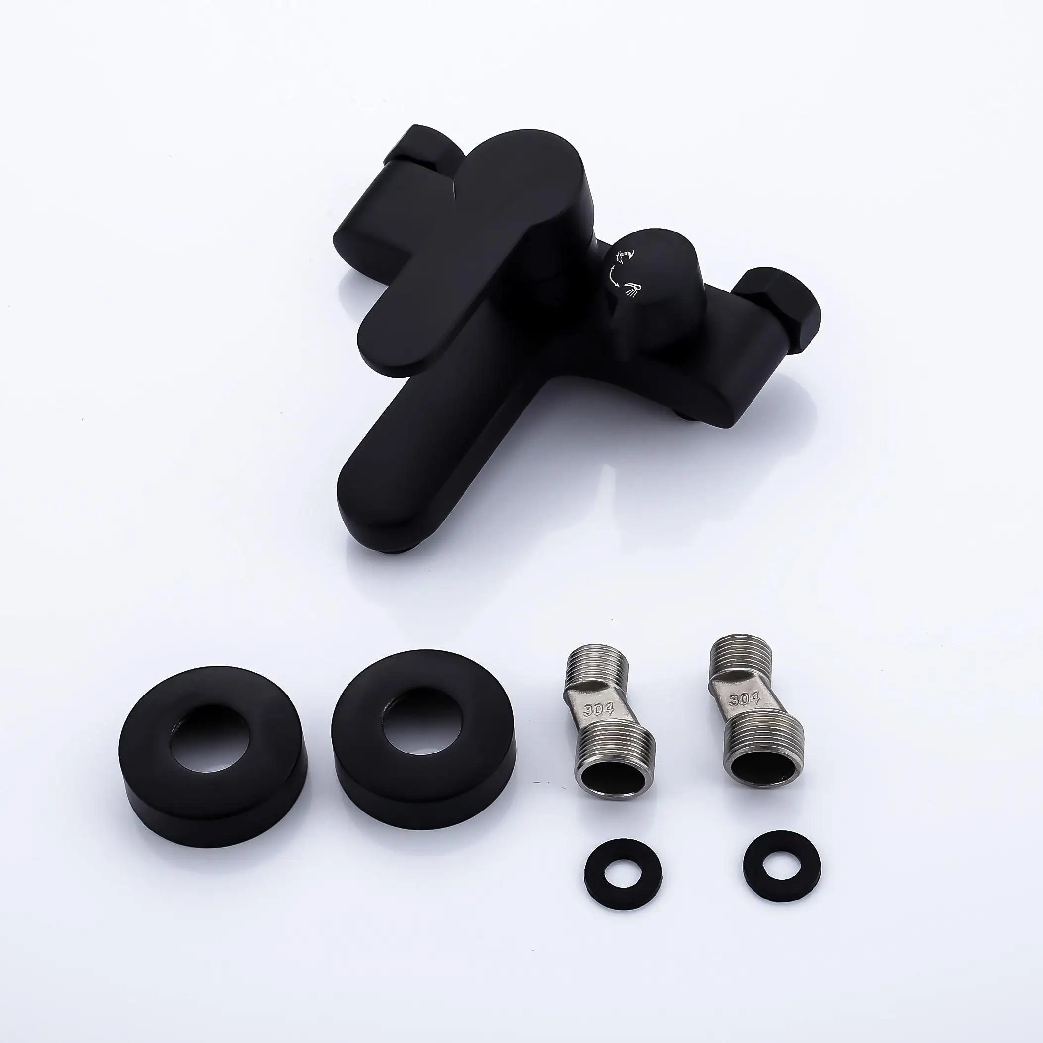 Смеситель для ванной комнаты черный смеситель душа ванны набор и душа|Смесители