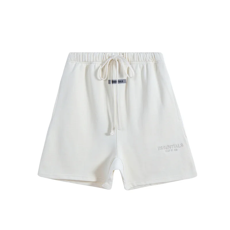 

Essentials Invisible embroidery Hip Hop Cargo Shorts Streetwear Harajuku Jogger Shorts Summer Short Pockets Loose FOG Style