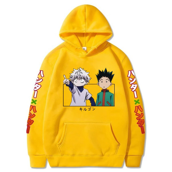 

Hunter X Hunter Killua and Gon Printed Men/women Hoodie Long Sleeve Sweatshirt