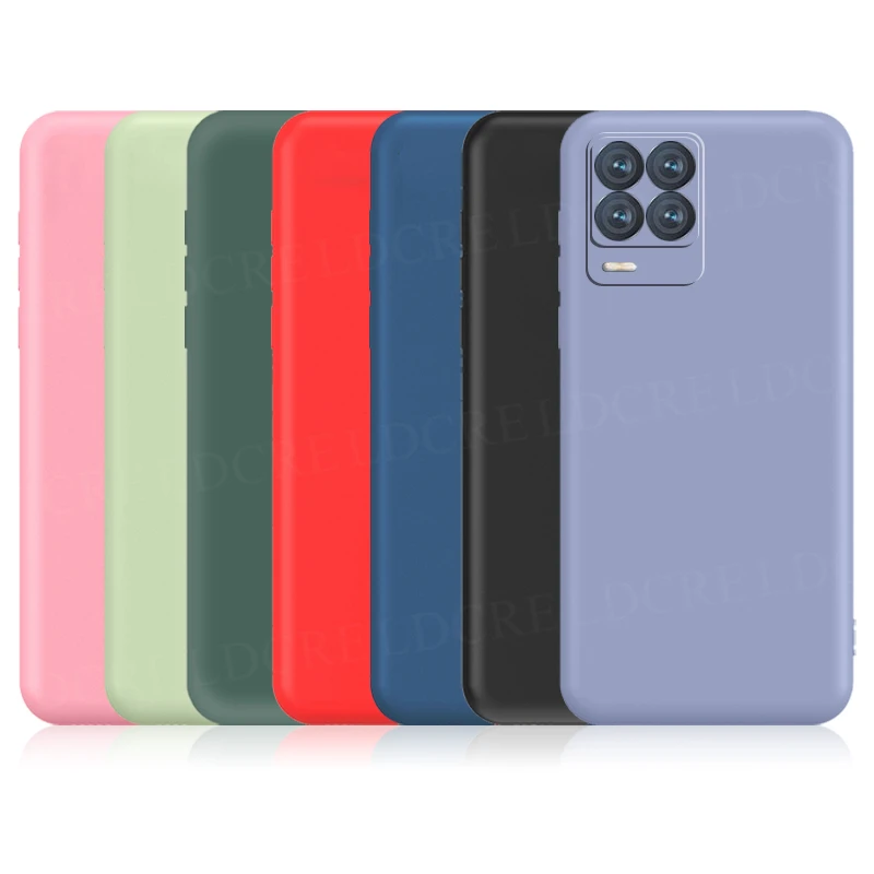 Чехол для Oppo Realme 8 чехол GT XT X3 X2 Q3 5 6 6i 7 Pro C15 C21 жидкий Силиконовый противоударный