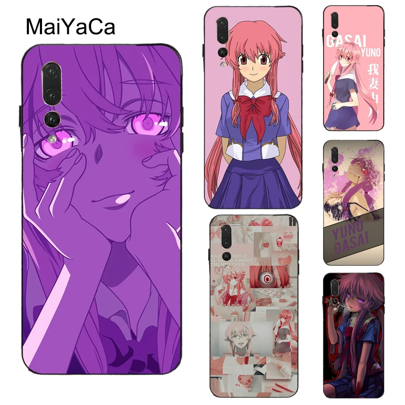 Чехол книжка MaiYaCa Gasai Yuno Future Diary для Huawei P30 Lite P10 P20 P40 Pro P Smart 2019 Z Mate 10 20 30 Pro|Бамперы| |