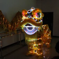 led light lion dance equipment wushu lion dancing costume lion dance chinese festival business evening cosplay costumes