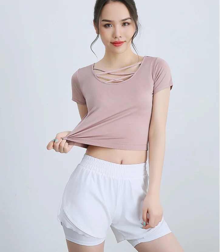 

2021 new comfortable casual breathable loose quick-drying short-sleeved sportswear