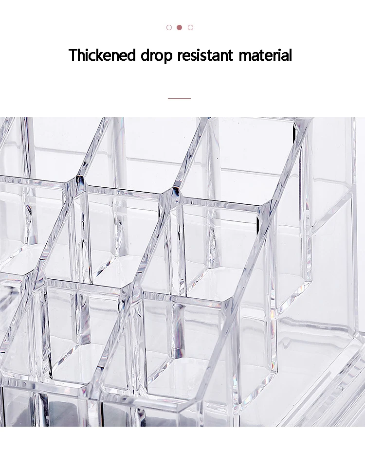 Многофункциональная коробка для хранения косметики прозрачный акриловый