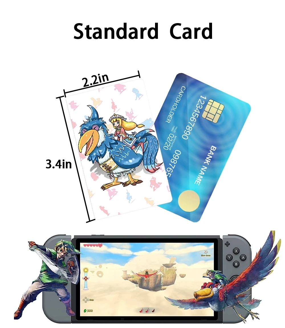 

25pcs NFC Mini Cards for the Legend of Ze1da Breath of the Wild BOTW for Sw1tch, Sw1tch Lite, Wii U, with Crystal Case