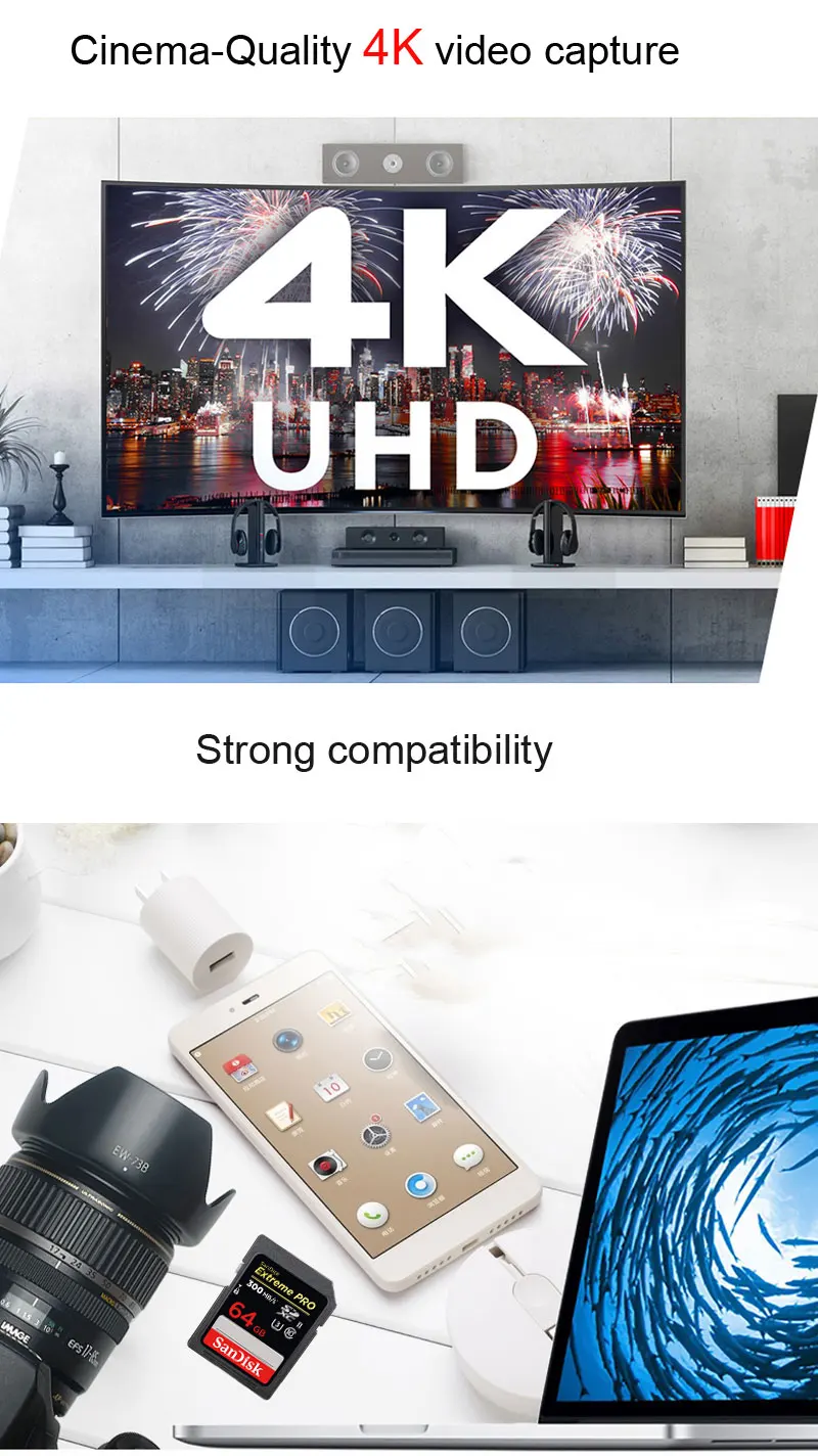 Двойной Флеш-накопитель SanDisk Extreme PRO SD UHS-II карта 32 Гб SDHC 64 Гб 128 ГБ SDXC до 300 МБ/с. U3 4K Ultra High Скорость слот для карт памяти для Камера
