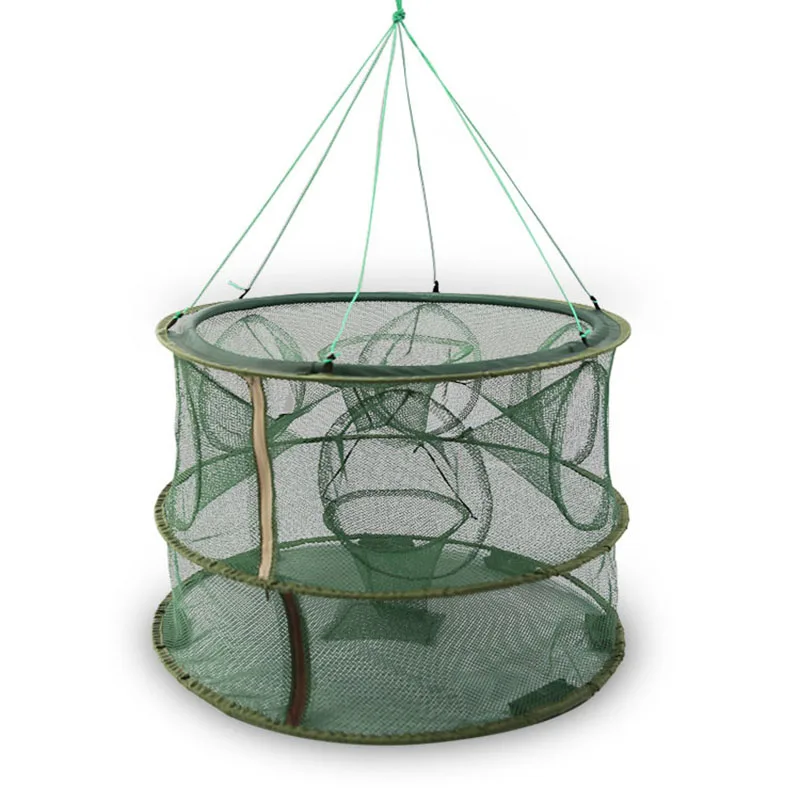 Рыболовная сеть клетка для креветок сетка омаров автоматическая складная