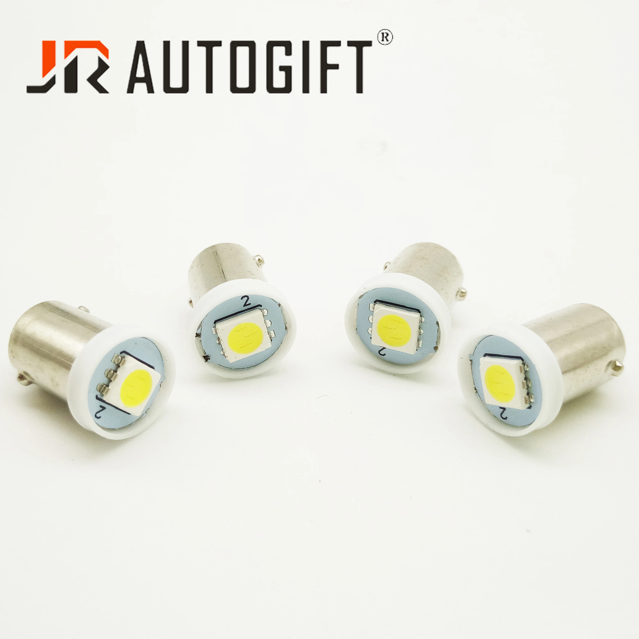 10 шт. BA9S 5050 1SMD 1 светодиодный T4W белый/синий/красный/желтый/зеленый 12/24 В ные лампы