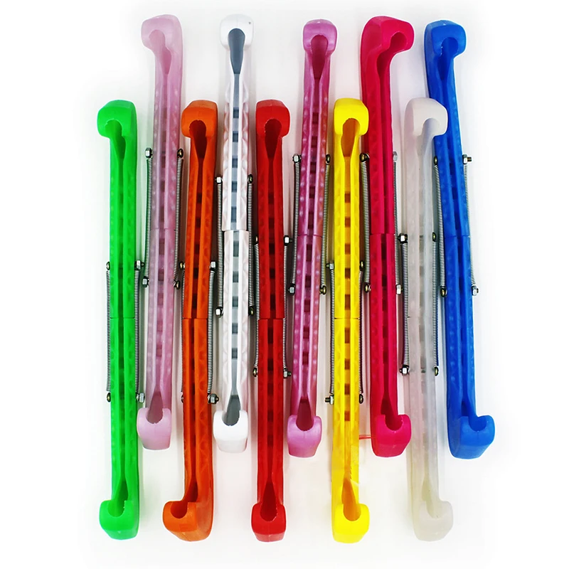 Скейт обувь покрытие защитное лезвие защита с регулируемой пружиной для Хоккей |