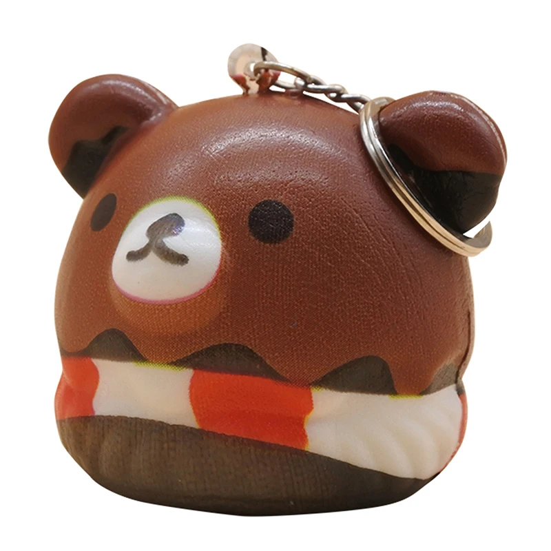 

Kawaii Smile Bear Squeeze Keychain Toys Squishy Slow Rising Cream Scented Stress Reliever Toys Antistress Child Kid Baby Toys