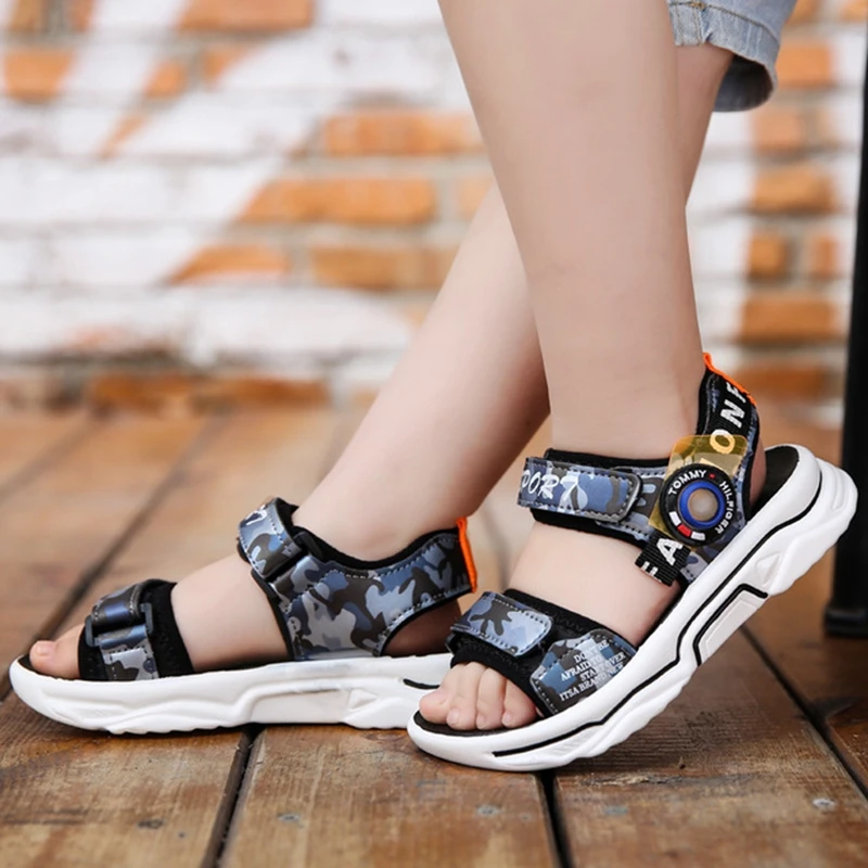 

2020 New Children Sandals Kids Summer Shoes Girls Orthopedic Sandals Camouflage Sport Beach Sandals for baby boys KS628