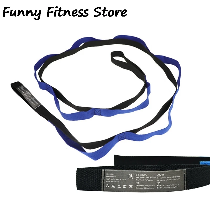 Yoga Exercise Resistance Bands Legs Stretching Band Workout Pilates Fitness Training Puller Gym Strength Expander Equipments | Спорт и