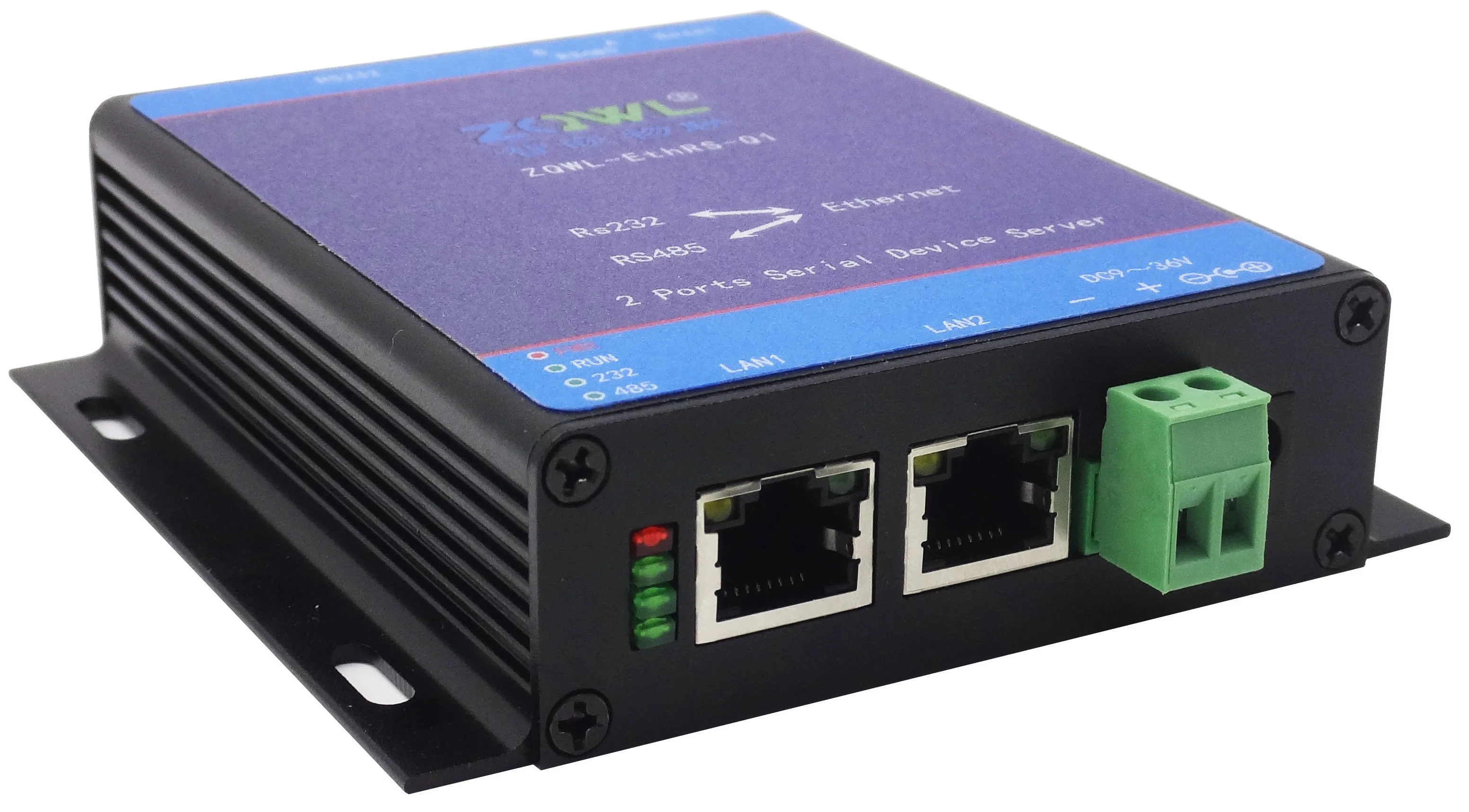 Фото 2 последовательных порта сервера/последовательный порт в Ethernet конвертер/переключатель/Modbustcp/RTU №2