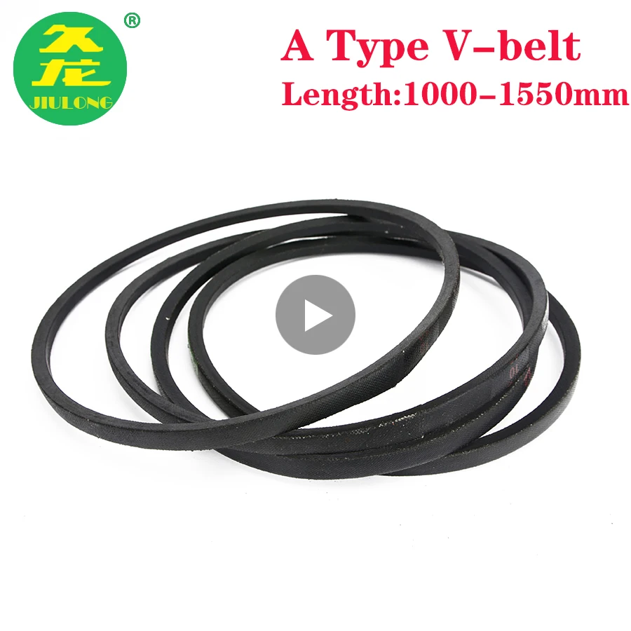 Ремень передачи машины JIULONG V-Belt типа A, черный резиновый приводной ремень A1000/1100/1150/1200/1250/1300/1400/1450/1500/1550 - изображение