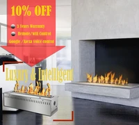 inno living 30 inch indoor alcohol fireplace biofuel burner remote insert