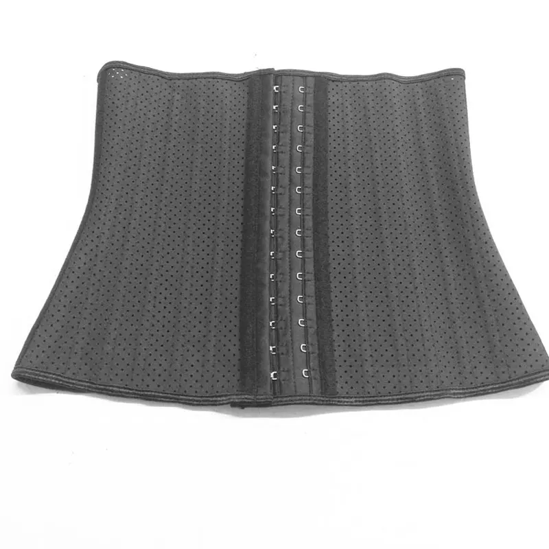 Дышащий латексный корсет для талии с вентиляционными отверстиями бюстье под