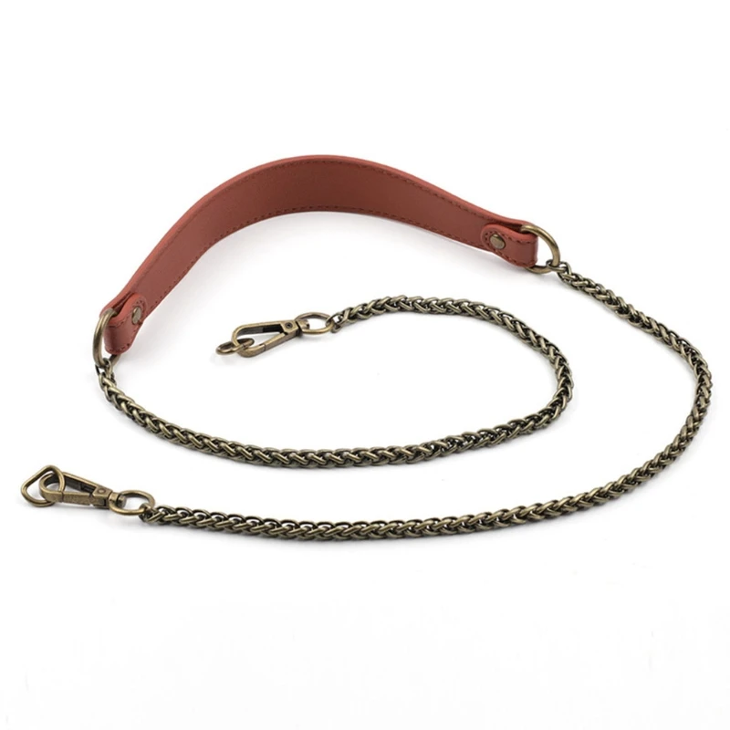 

Purse Chain Strap and PU Leather Shoulder Crossbody Straps Bags/Handbag/Handle/Purse Replacement Chain J60D