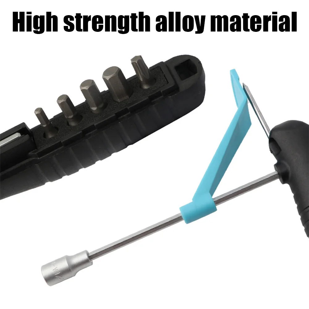 

Bike Torque Wrench M4/M5/M6 T25 Disc Stem Repair Install Tool Aluminum Alloy Bike Wrench For Mountain Road Bicycle Accessories