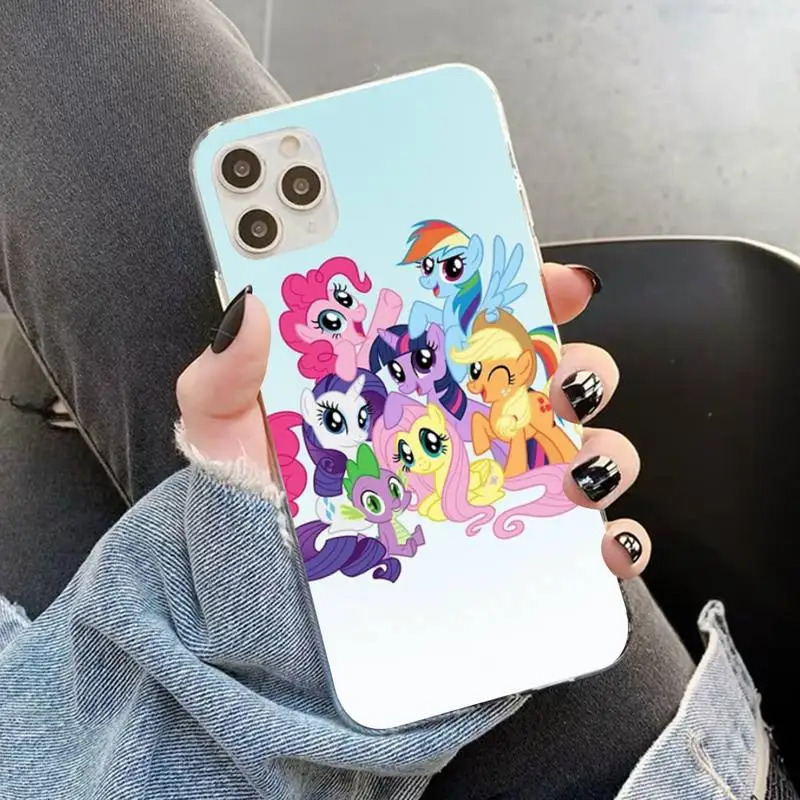 

YNDFCNB Binful Magic My Little Pony Phone Case for iPhone 11 12 pro XS MAX 8 7 6 6S Plus X 5S SE 2020 XR case