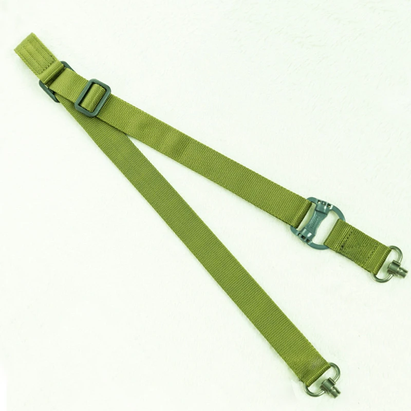 

1pc Gun Sling Tactical Rifles Carry 2 Points Sling Adjustable Length Multi Mission Nylon Shoulder Strap Airsoft Gun Belt Rope