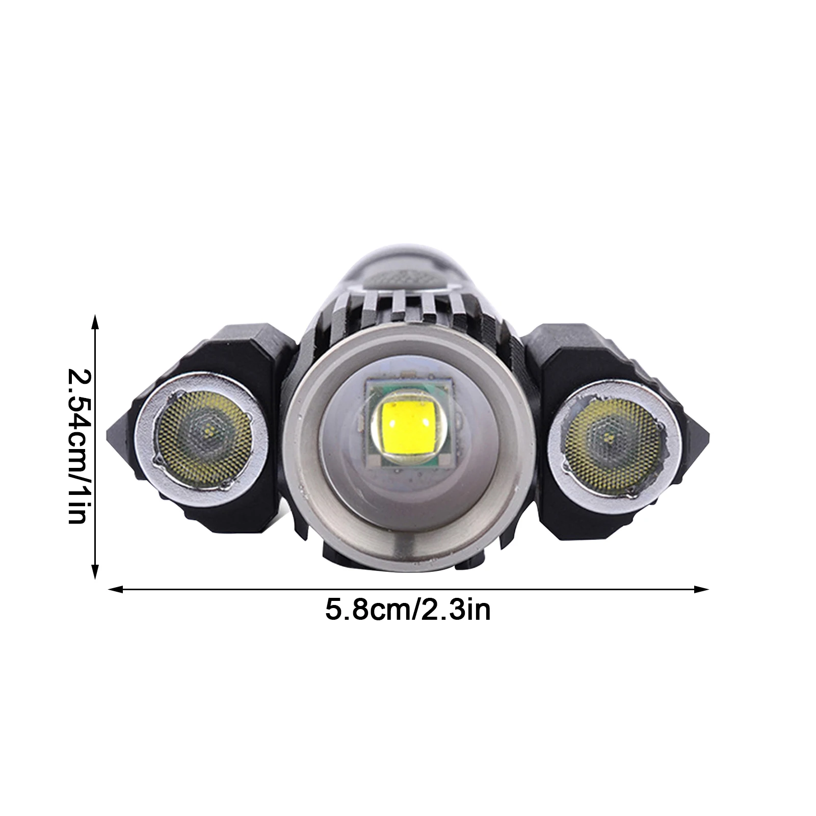 

Bicycle light Waterproof Fall-proof Night Cycling Glare Ultra-Light LED Airplane-shaped Flashlight Cycling Equipment