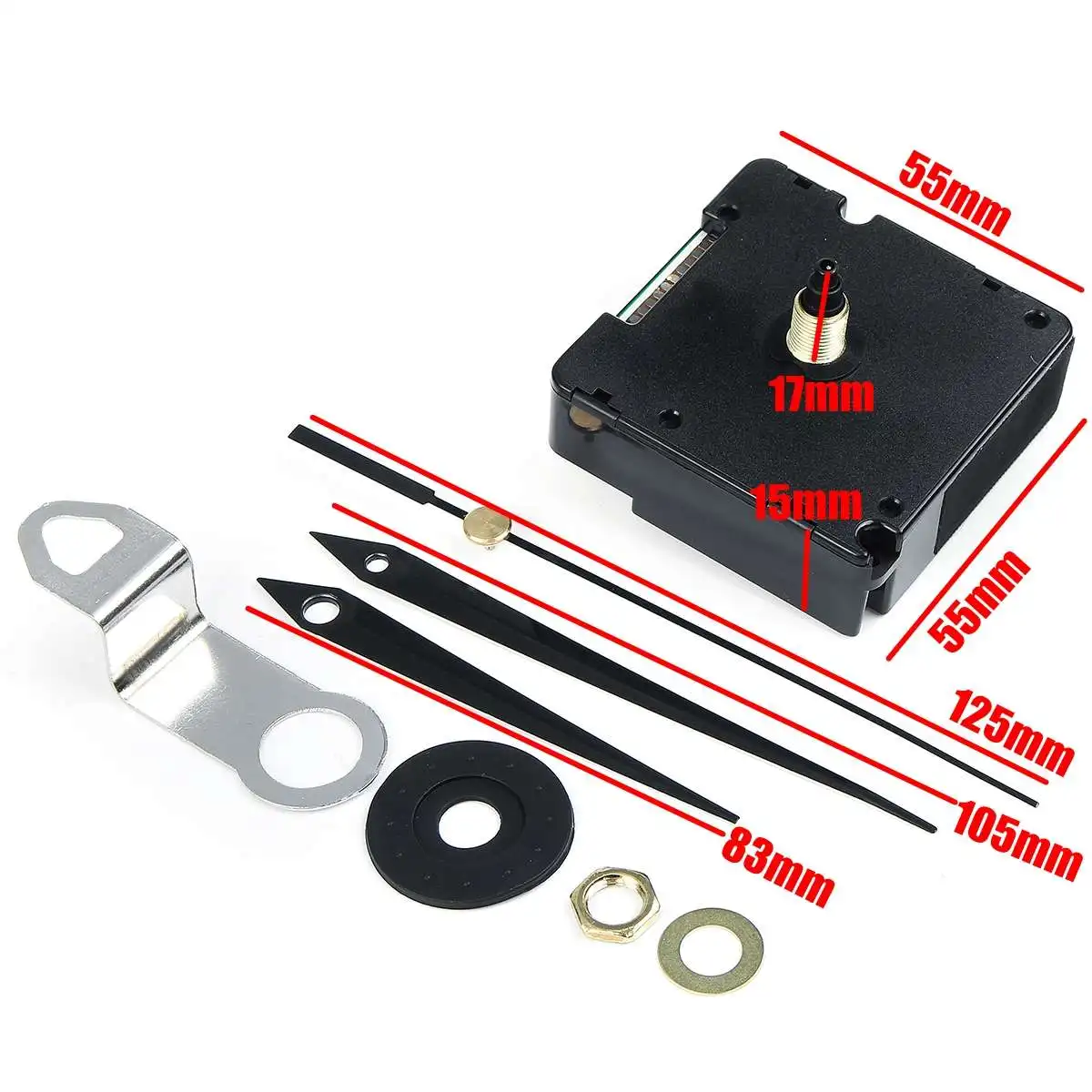 UK MSF Time атомные радиоуправляемые беззвучные часы движение DIY Kit
