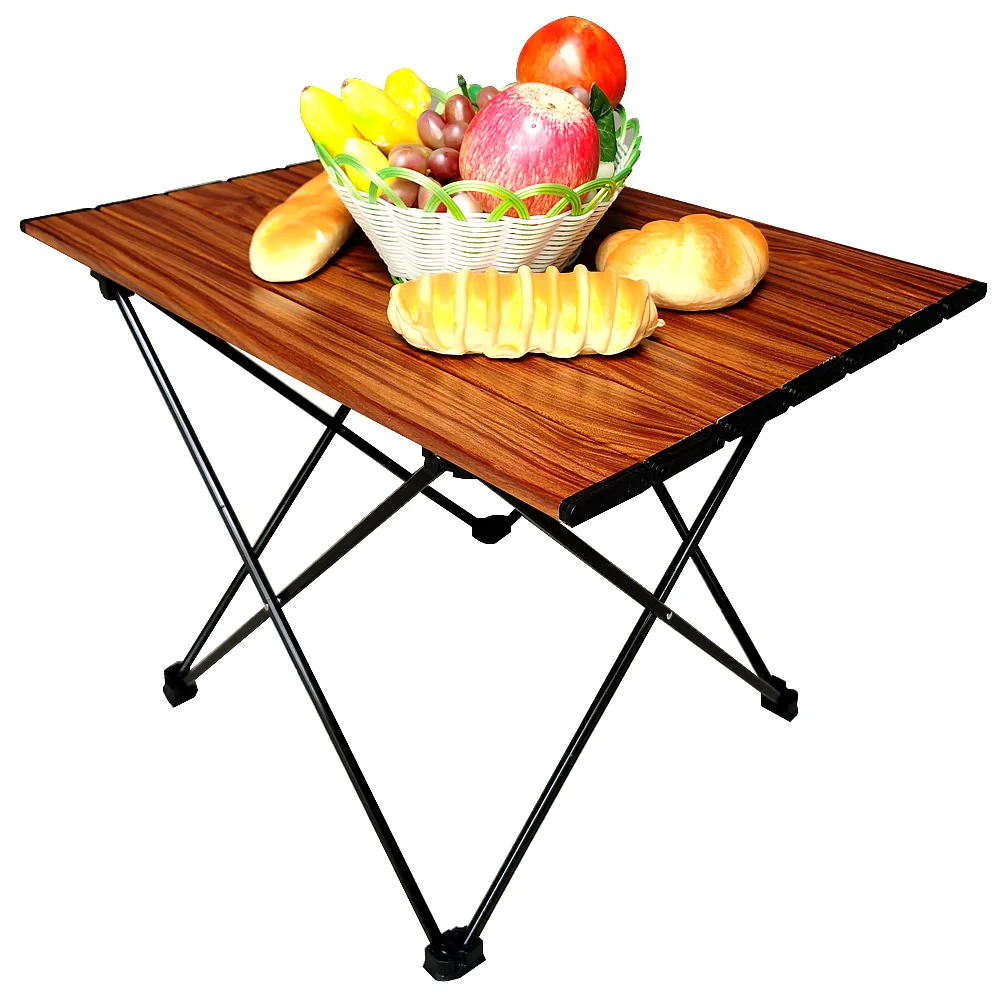 

Outdoor Aluminum Alloy Folding Table Camping Light Portable Picnic Barbecue Table Simple Camp Table Portable Table Outdoor